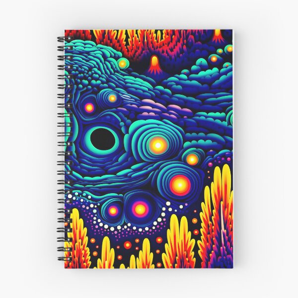 Item preview, Pattern - Psychedelic seascapes  designed and sold by Stacey Hallock.