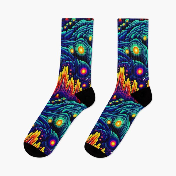 Item preview, Pattern - Psychedelic seascapes  designed and sold by Stacey Hallock.