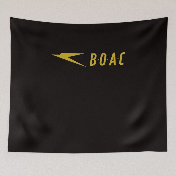 Artikelvorschau, BOAC Vintage-Airline-Logo entworfen und verkauft von LLOYDDAUGHTE.