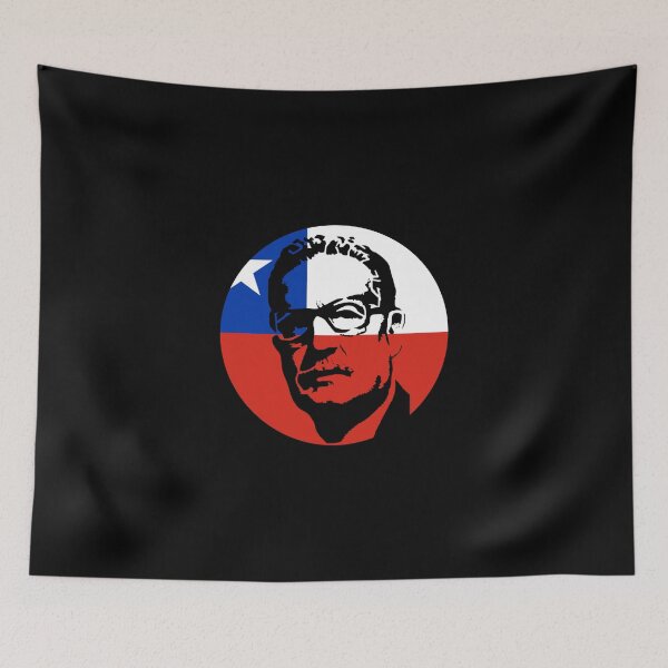 Item preview, Salvador Allende Chilean Flag designed and sold by GregoryMendoza.