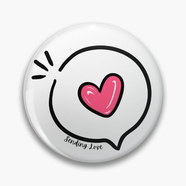 Item preview, Sending love heart in bubble message designed and sold by billionairebrnd.