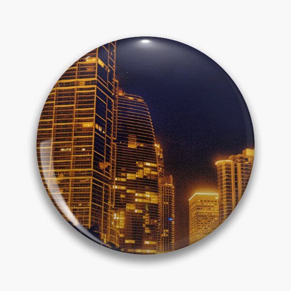 Item preview, Brickell in Miami Florida at night  designed and sold by MPixtures.