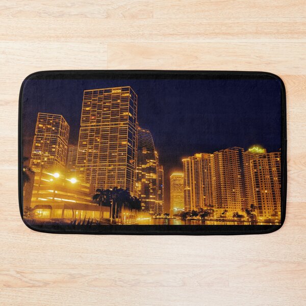 Item preview, Brickell in Miami Florida at night  designed and sold by MPixtures.