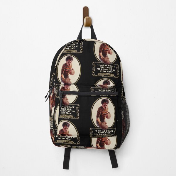 Item preview, Charlie Chaplin Quotes I Am At Peace With God. My Conflict Is With Man designed and sold by MayLuxury.
