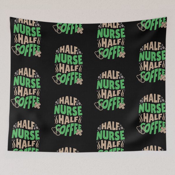 Item preview, Half Nurse Half Coffee Shirt, Cute Nurse Shirt, Trendy Nurse T-Shirts, Gift for Nurse, Coffee Nurse Shirts, Nurse Gifts, Nurse Tee, T-Shirt designed and sold by BVTrendhub.