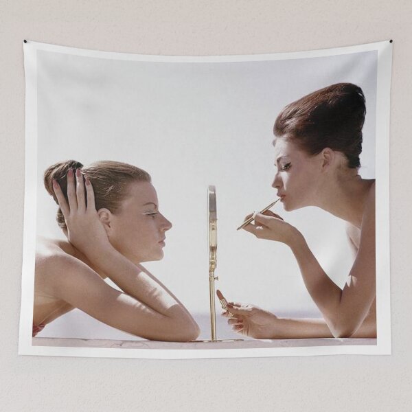Item preview, Women With A Mirror Poster Poster designed and sold by laseterange.