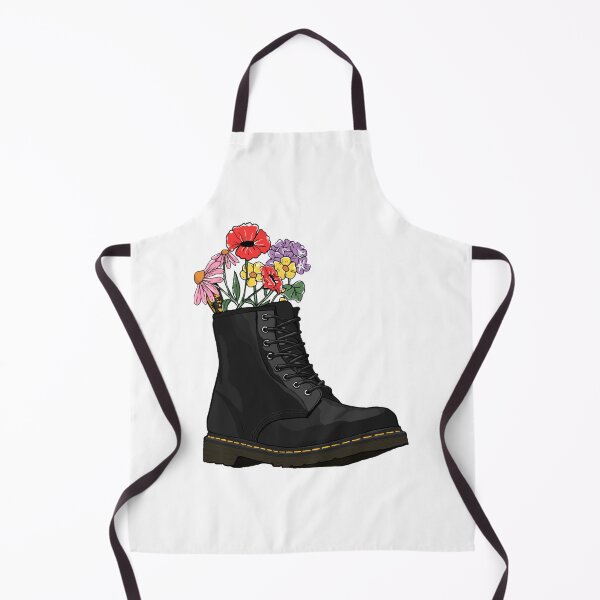 Item preview, flowers growing from doc marten boot designed and sold by kysen-redmo.