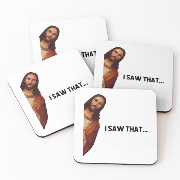 Item preview, Jesus Meme , Jesus is Watching ,Funny s ,Jesus Joke , Laptop VinylDecal,Funny designed and sold by kysen-redmo.