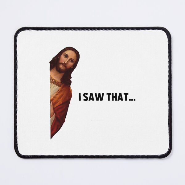 Item preview, Jesus Meme , Jesus is Watching ,Funny s ,Jesus Joke , Laptop VinylDecal,Funny designed and sold by kysen-redmo.