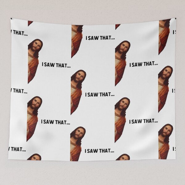 Item preview, Jesus Meme , Jesus is Watching ,Funny s ,Jesus Joke , Laptop VinylDecal,Funny designed and sold by kysen-redmo.
