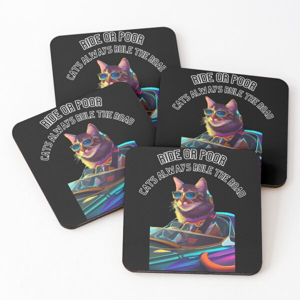 Item preview, Ride or purr, cats always rule the road designed and sold by kysen-redmo.