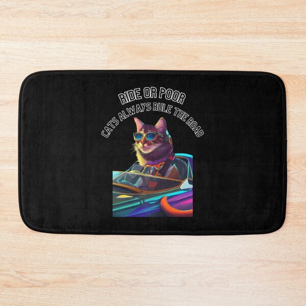 Item preview, Ride or purr, cats always rule the road designed and sold by kysen-redmo.