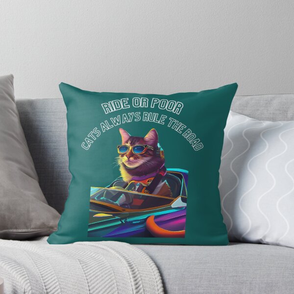 Item preview, Ride or purr, cats always rule the road designed and sold by kysen-redmo.