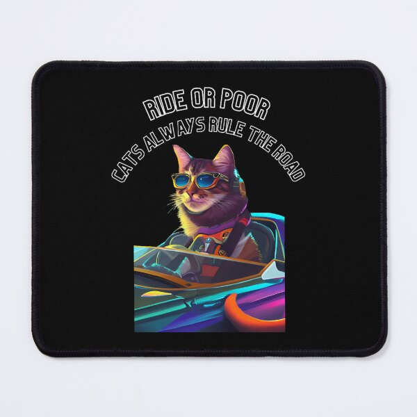 Item preview, Ride or purr, cats always rule the road designed and sold by kysen-redmo.