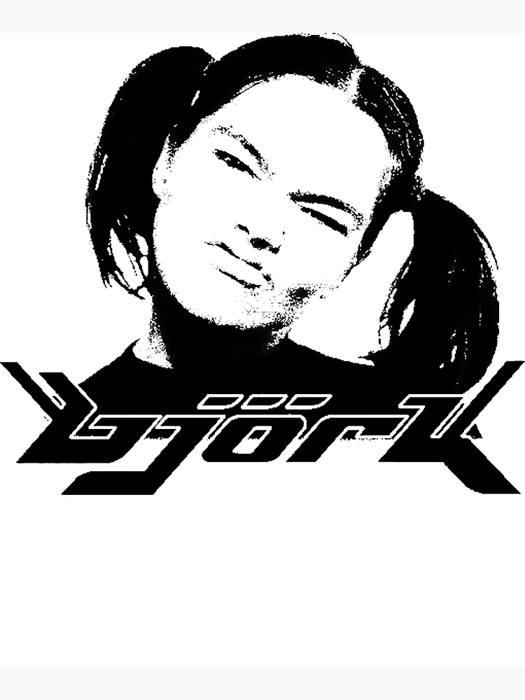 Bjork Poster Black and White Poster 27inx40in — The Poster Depot