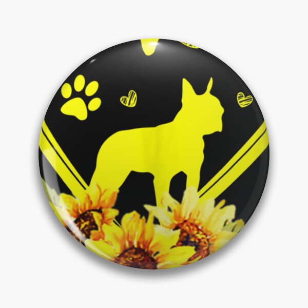 Item preview, Love Boston Terrier Sunflower For Dog Lover   designed and sold by MarilynYounga.