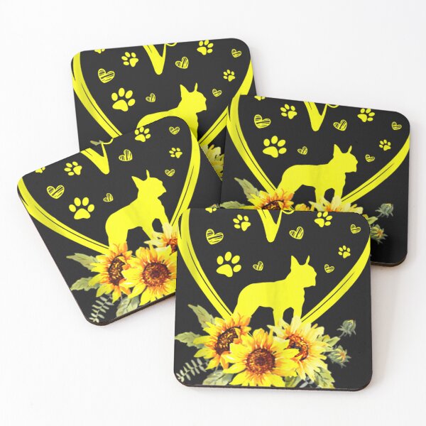 Item preview, Love Boston Terrier Sunflower For Dog Lover   designed and sold by MarilynYounga.