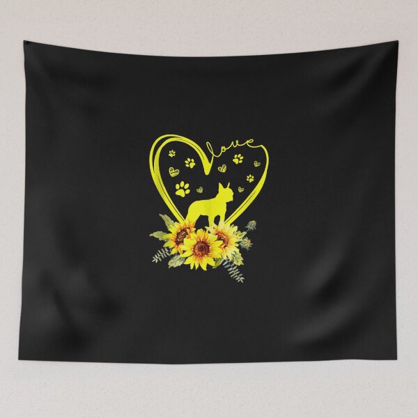 Item preview, Love Boston Terrier Sunflower For Dog Lover   designed and sold by MarilynYounga.