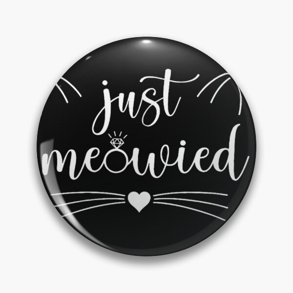 Item preview, Married Couple Cat Just Meowied Funny Cat Lover Couple  designed and sold by JamesHarjo.