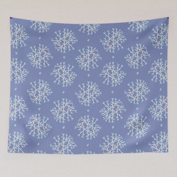 Item preview, Round Branches [blue] designed and sold by Aia UENO design.