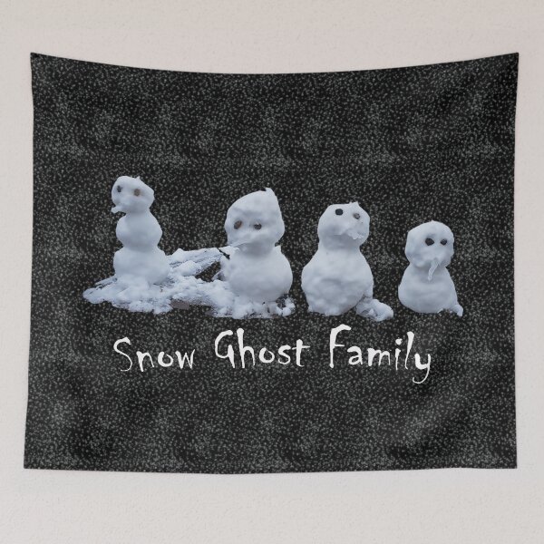 Item preview, Snow Ghost Family designed and sold by CHENOARTWORKS.