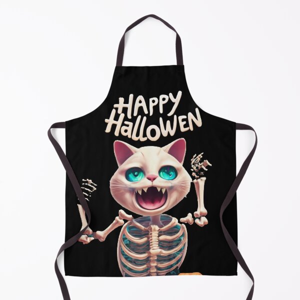 Item preview, Happy Halloween Cat Skeleton designed and sold by Glamalt.