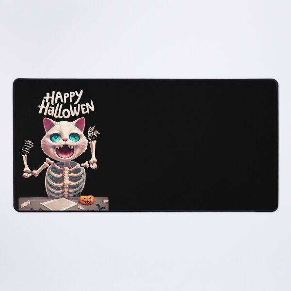 Item preview, Happy Halloween Cat Skeleton designed and sold by Glamalt.