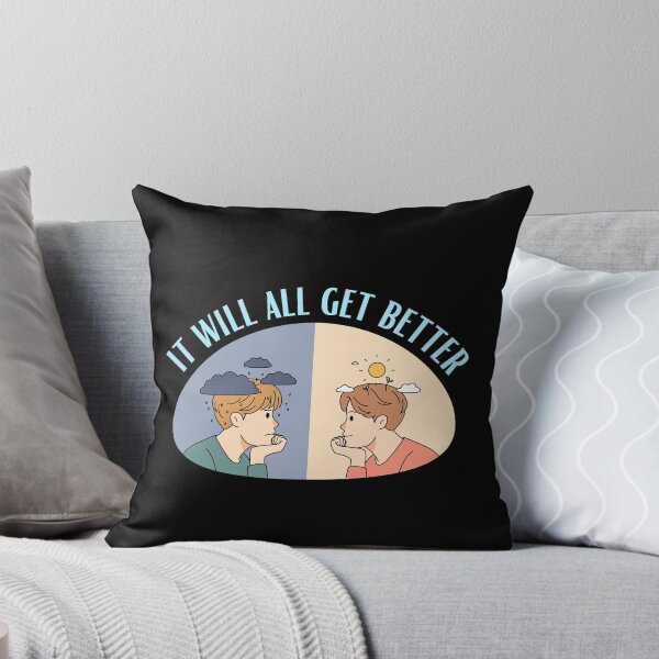 Item preview, It Will All Get Better - Mental Health and Happiness Quotes designed and sold by ethanzakicab.
