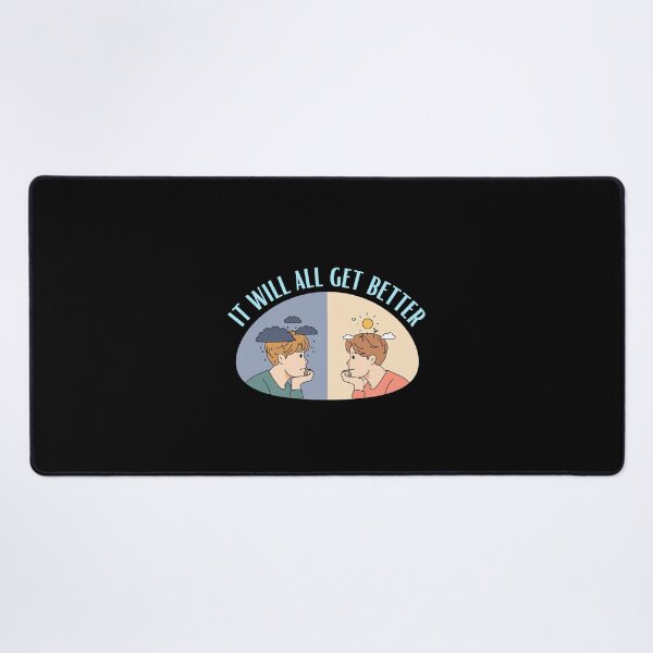 Item preview, It Will All Get Better - Mental Health and Happiness Quotes designed and sold by ethanzakicab.