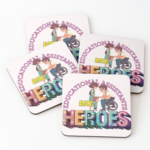 Item preview, Educational Assistants are Heroes, white background, EAs, Special Education designed and sold by PaintedDaisies.