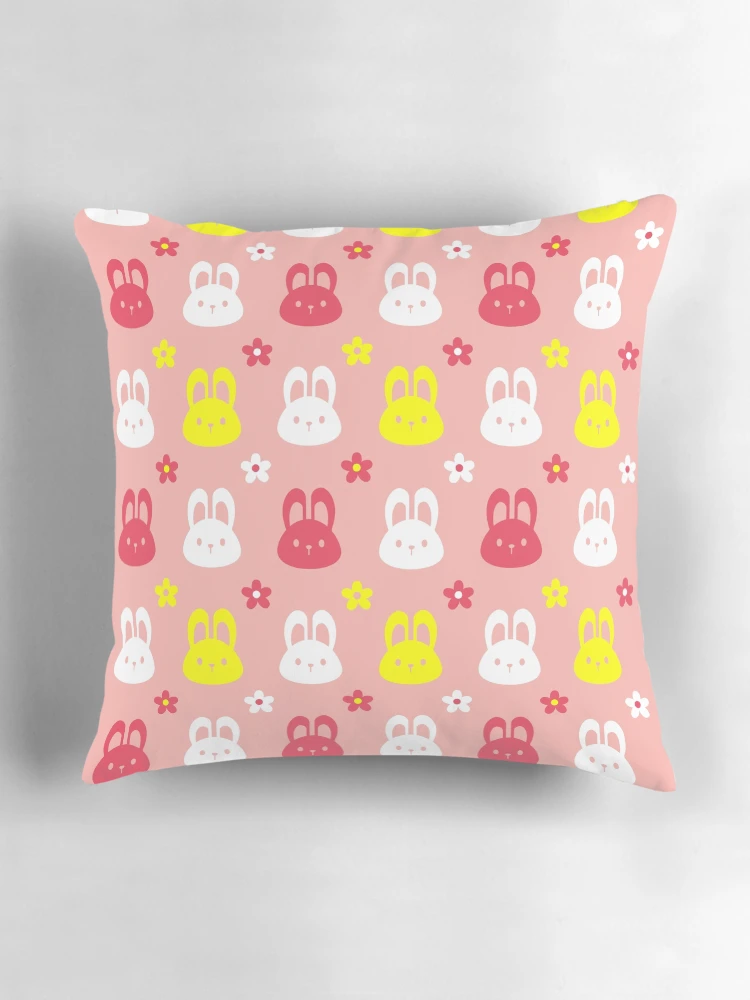 Thumbnail 3 of 4, Pillow, Spring Rabbit designed and sold by MADamRabbit.