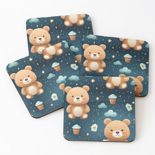 Item preview, Cute cartoon bears seamless pattern designed and sold by MiraCleAI.