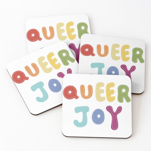 Item preview, Queer Joy | White Outline  designed and sold by SpiralingMind.