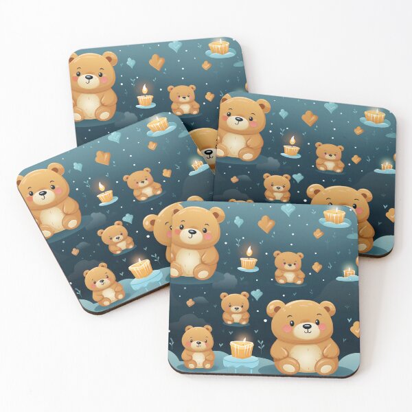 Item preview, Cute cartoon bears seamless pattern designed and sold by MiraCleAI.
