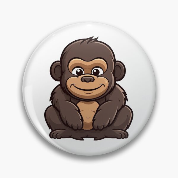 Item preview, Cute Happy Gorilla Design designed and sold by eyestetix.