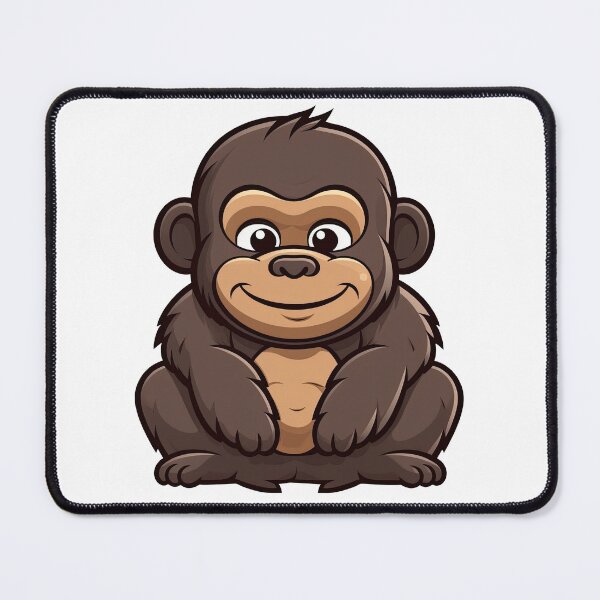 Item preview, Cute Happy Gorilla Design designed and sold by eyestetix.