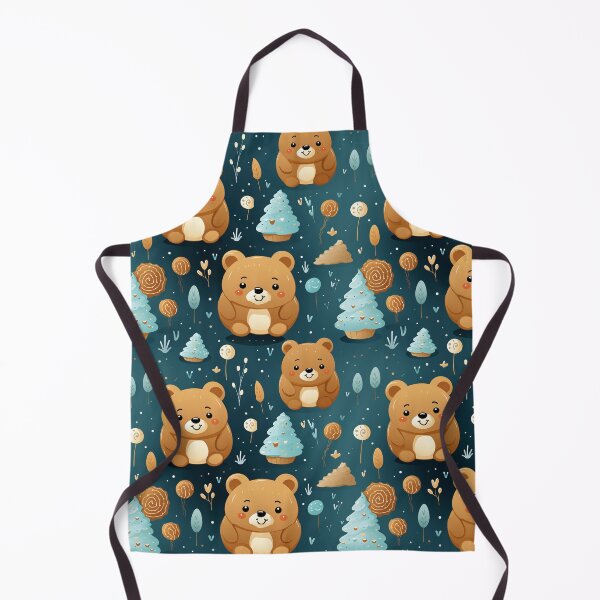 Item preview, Cute cartoon bears seamless pattern designed and sold by MiraCleAI.