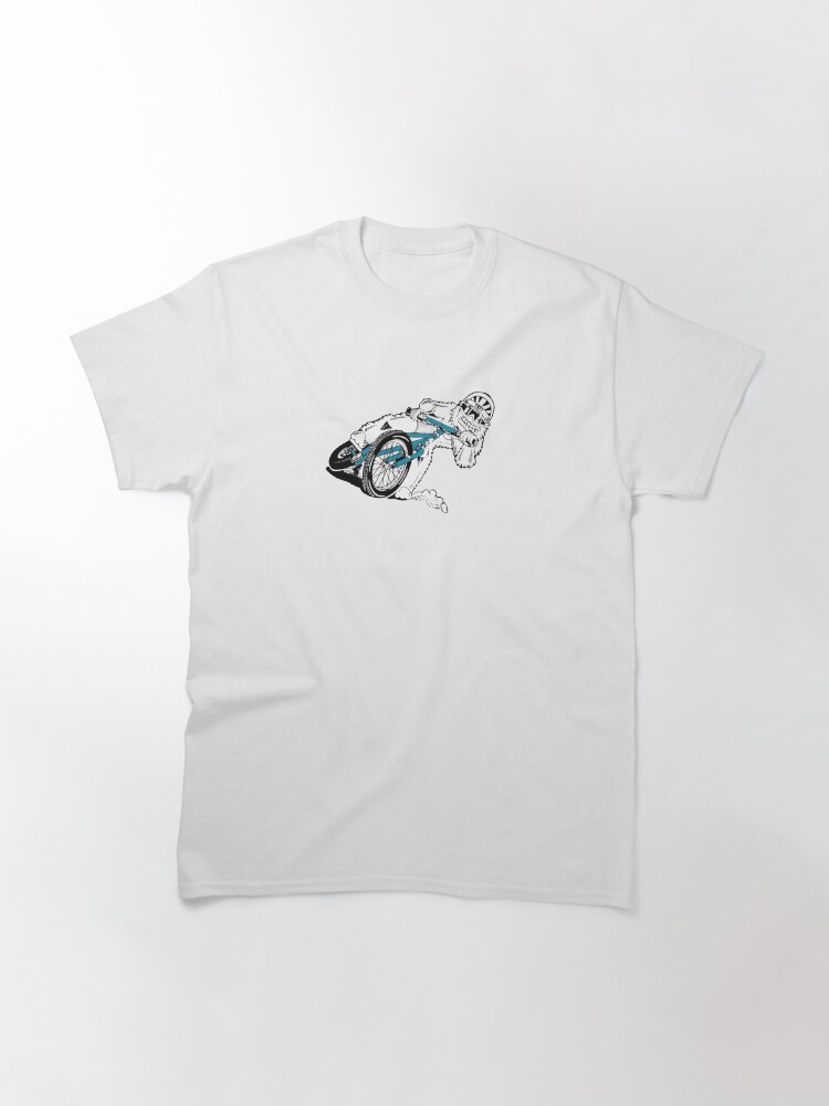 Thumbnail 3 of 7, Classic T-Shirt, fixie yeti cycle heart yeti cycle road yeti cycle cycling ride yeti cycle road yeti cycle enduro xc designed and sold by hatotopi.