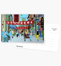 Tintin in rickshaw Postcards