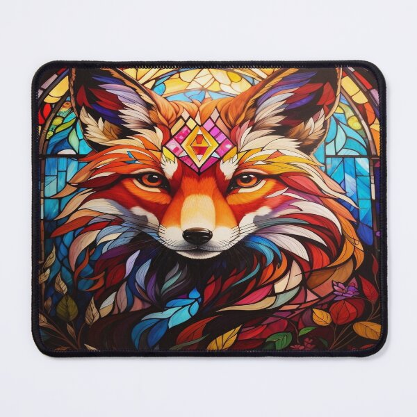 Item preview, Fox Stained Glass Art designed and sold by druidwolfart.