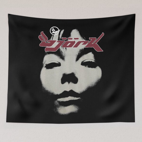 Item preview, Bjork Homogenic Vintage Face Logo (White) designed and sold by kalleniewue.