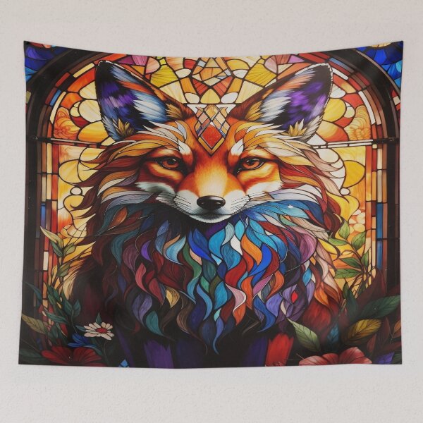 Item preview, Fox Stained Glass Art designed and sold by druidwolfart.