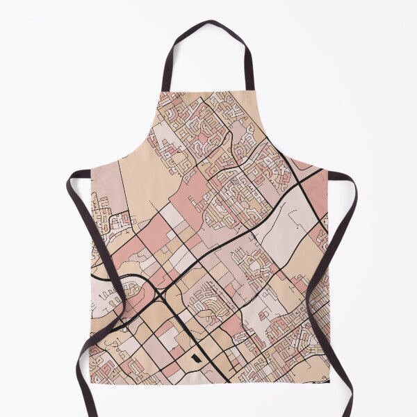 Item preview, Laval Map Pattern in Soft Pink Pastels designed and sold by PatternMaps.