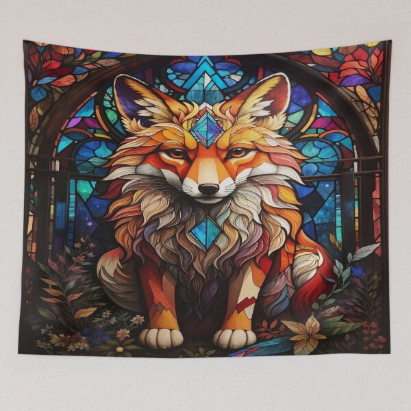 Item preview, Fox Stained Glass Art designed and sold by druidwolfart.