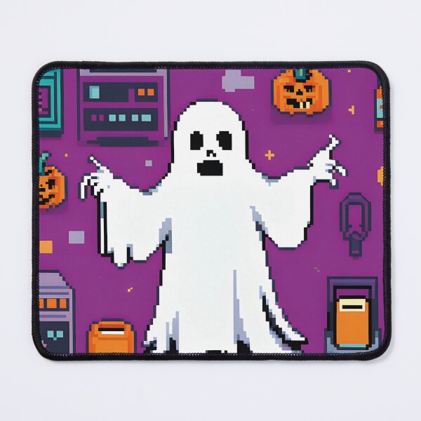 Artikelvorschau, Geist, 80er, Pixel, Computer, retro, Halloween entworfen und verkauft von Mauswohn.