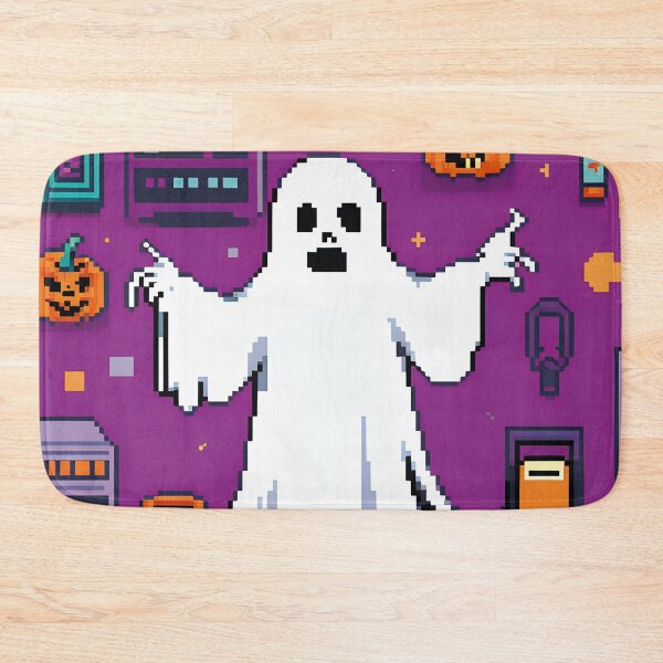 Artikelvorschau, Geist, 80er, Pixel, Computer, retro, Halloween entworfen und verkauft von Mauswohn.