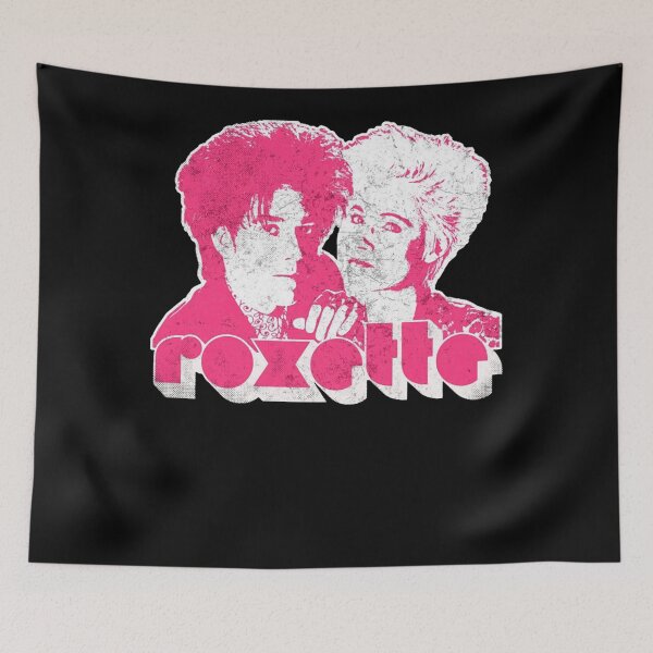 Item preview, Roxette Faded Style Distressed 90s Aesthetic Fan Design designed and sold by VacancyMode.