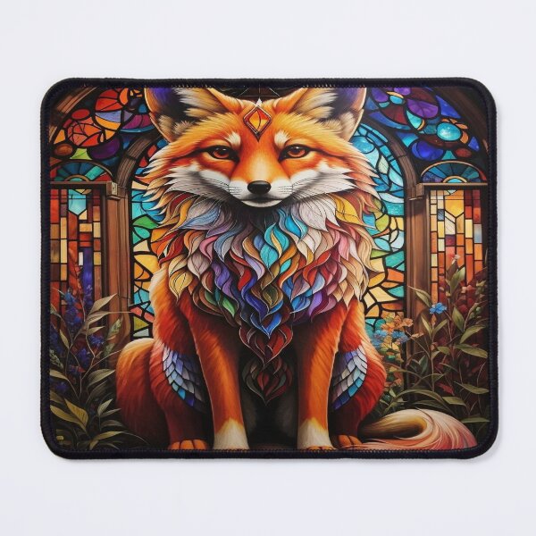 Item preview, Fox Stained Glass Art designed and sold by druidwolfart.