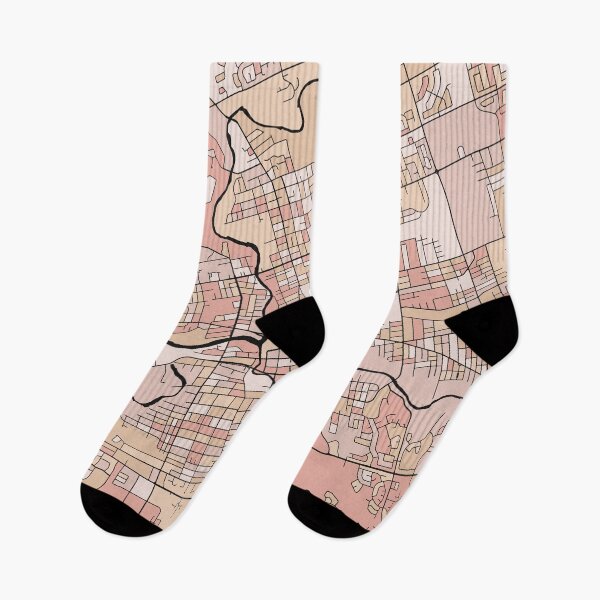 Item preview, London Map Pattern in Soft Pink Pastels designed and sold by PatternMaps.