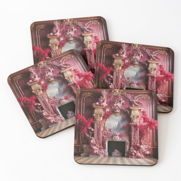 Item preview, Royal Reverie: Sanctuary of Ephemeral Elegance in Crimson designed and sold by stevepmp.